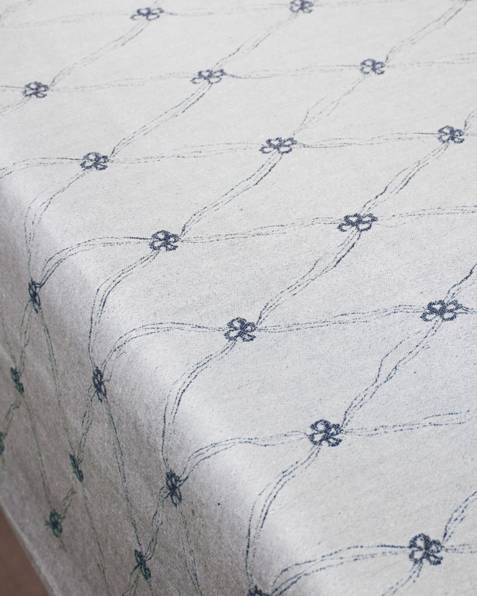 IV KLØVER  metervare 100% lin